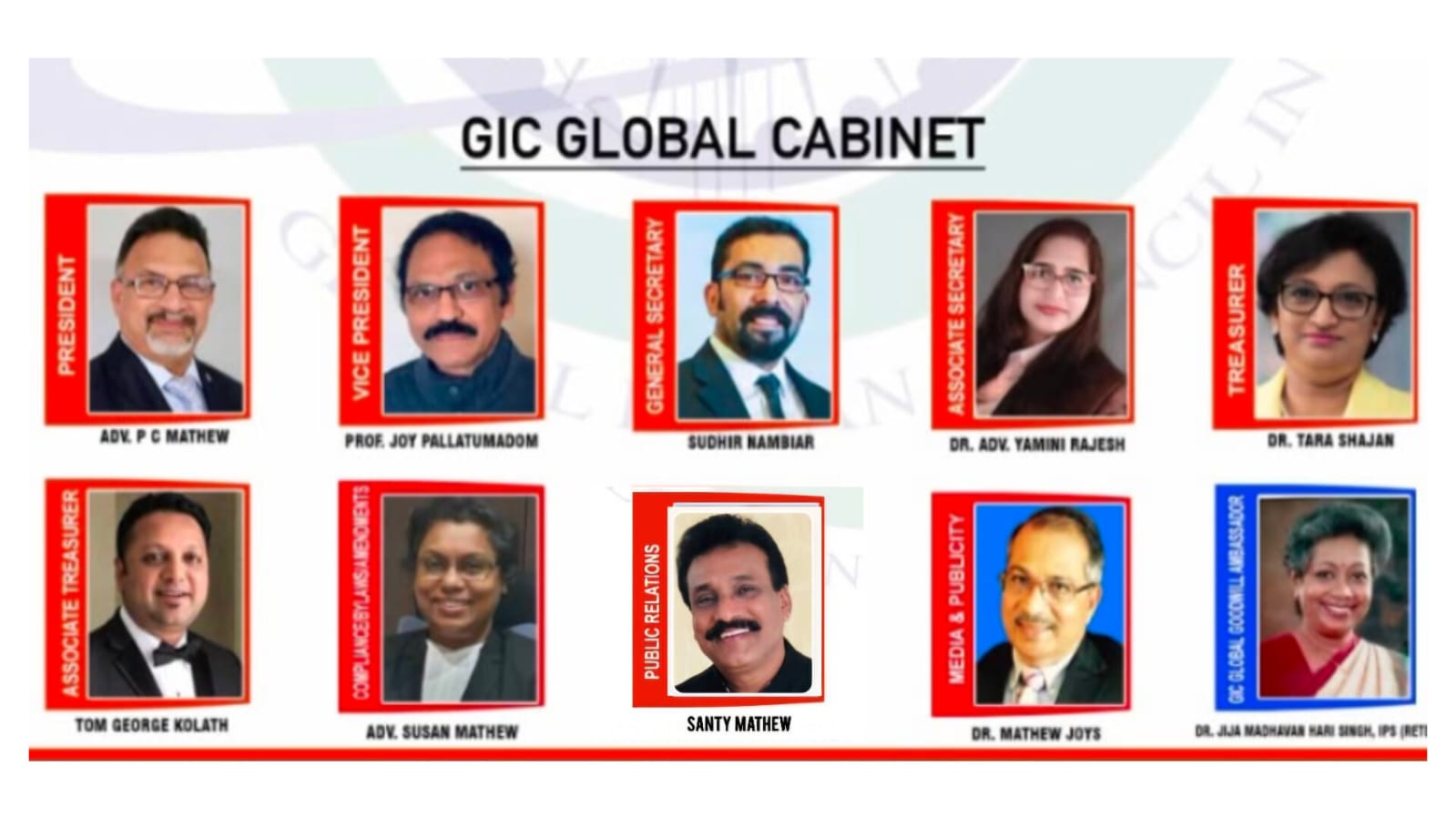 First Meeting of GIC held on August 15, 2022 at Tennis Club, Thiruvananthapuram, Kerala